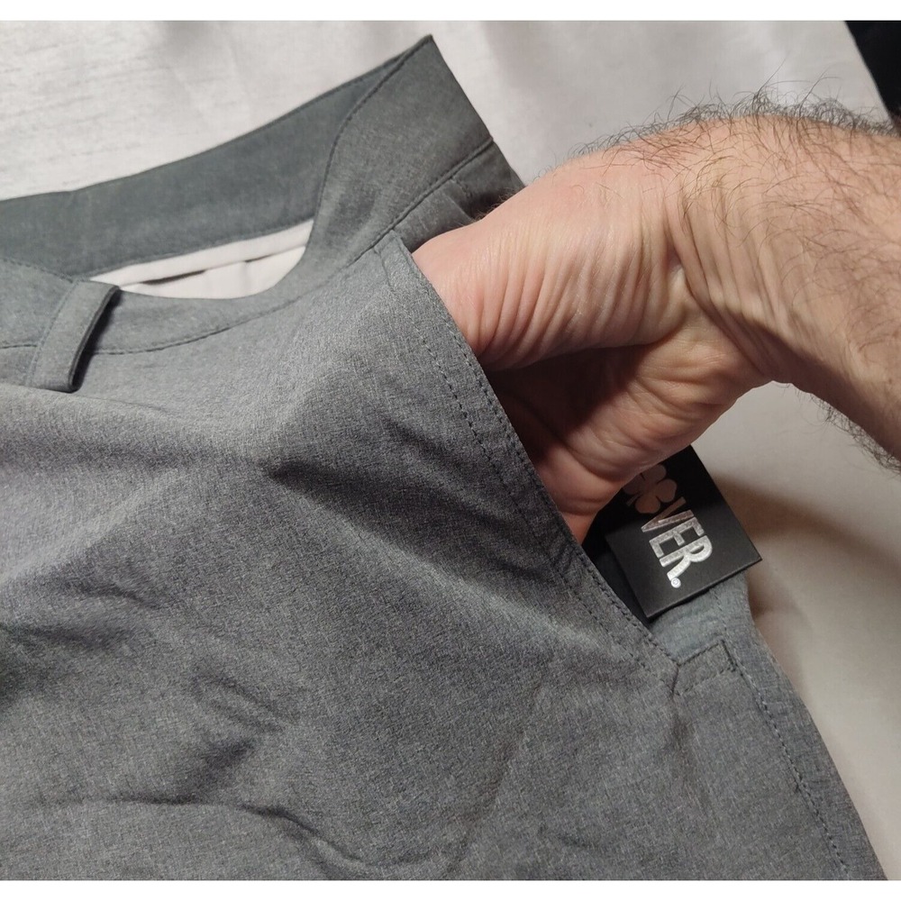 BLACK CLOVER RODGERS Men Size 40 Black‎ 9.5" Inseam Golf Shorts NEW - Picture 8 of 10